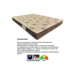 Colchão Solteiro Ortopédico D33 / ep Anatômico Matera (78x188x24) na internet
