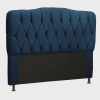Cabeceira Estofada Eduarda Casal Queen Size 160 cm para Cama Box