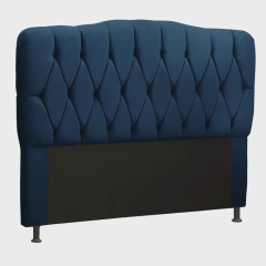 Cabeceira Estofada Eduarda Casal Queen Size 160 cm para Cama Box
