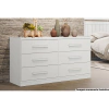 Cômoda de Quarto Ibiza c/ 6 Gavetas Branco