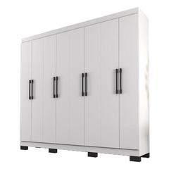 Guarda Roupa Casal 8 Portas Natasha Preto - comprar online