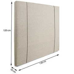 Cama Box Casal com Cabeceira Irland, Molas Maxspring, 72x138x188 cm - comprar online