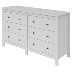 Cômoda Maggiore 6 Gavetas Horizontal Branco - comprar online