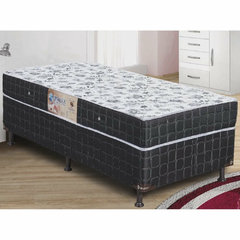 Cama Box Solteiro Colchão Conjugado Granada Ortopédico D28 (188x88x39)cm