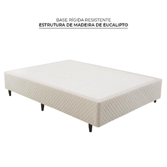 Cama Box Casal com Cabeceira Amore com Molas Ensacadas, 67x138x188 cm - loja online