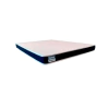 Colchão Casal Duplo Plus D28 (16x138x188) Branco e Azul