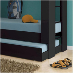 Beliche Cama Auxiliar Ditália Treliche Cm-15 Preto