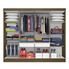 Guarda-Roupa Casal Mayra 8 Portas Boreal - Moritania Moveis e Decoracoes