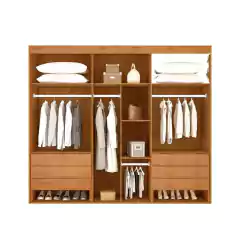Guarda-Roupa Casal Lucca Premium 6 pt Imbuia na internet