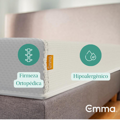 Colchão Casal One Plus - Firme e Ortopédico com 10 anos de garantia - Moritania Moveis e Decoracoes