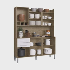 Armário de Cozinha 6 Portas e 2 Gavetas - Moritania Moveis e Decoracoes
