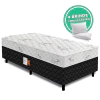 Cama Box Solteiro Molas Ensacadas Ultra Confort 88x188x50cm V-joy