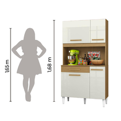 Armário de Cozinha Completa Lia Atacama / Off White - comprar online