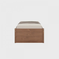 Cama Solteiro 2 Gavetas Madeira Maciça Beauty - loja online