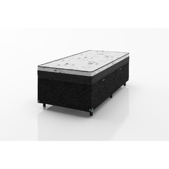 Cama Box Baú Solteiro + Colchão D33 One Face - 61x88x188cm- Várias Cores na internet