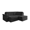 Sofá de Canto Retrátil 5 Lugares Grécia Cinza Suede
