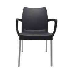 Poltrona Plástica Sec Line Preta - comprar online