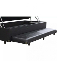 Cama Box Com Baú e Auxiliar Solteiro + Colchão De Molas - Physical Nanolastic 88cm - comprar online