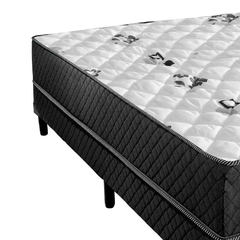 Cama Box Casal Conjugada Unyco D28 Ortopédico Floral e Preta na internet
