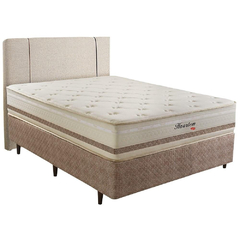 Cama Box Casal com Cabeceira Haarlem, em Molas Ensacadas, 69x138x188 cm