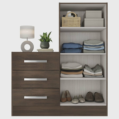 Cômoda 2 Portas 3 Gavetas Dunas - comprar online
