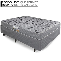 Cama Box de Casal Ortopedic, Espuma Alto Suporte, 56x138x188 cm - loja online