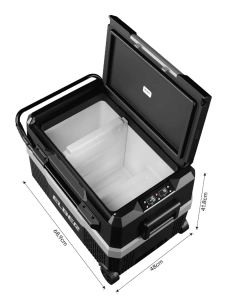 GELADEIRA PORTÁTIL BLACK43 PRO DUAL ZONE 12/24VCC (43 litros) na internet