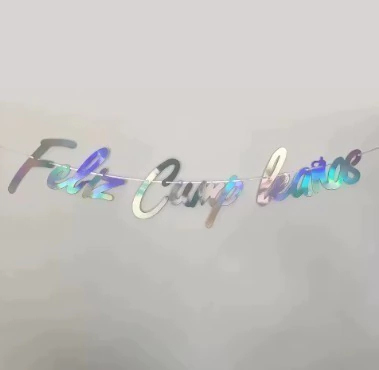 Guirnalda FC Tornasol plata - comprar online