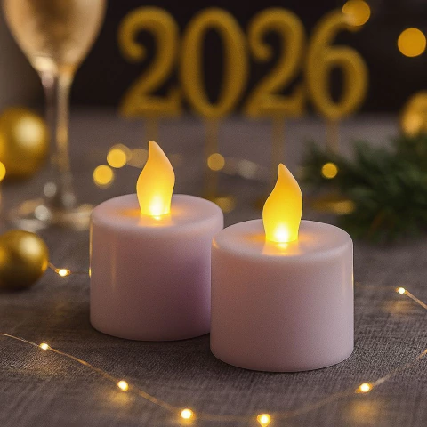 VELA LED BLANCA LUZ CALIDA X1 - comprar online