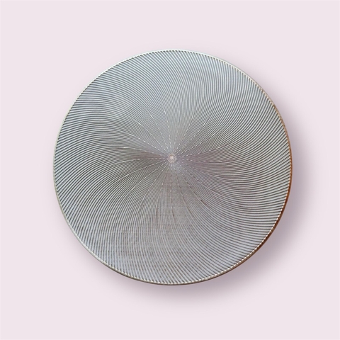 INDIVIDUAL PVC DORADO 38 CM LINEAS - comprar online