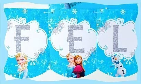 Banderin FC Frozen - comprar online