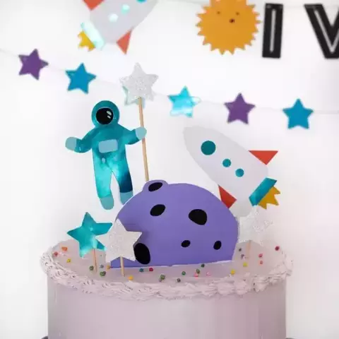Cake topper Espacial - comprar online