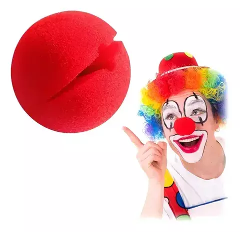 NARIZ DE PAYASO ROJA - comprar online