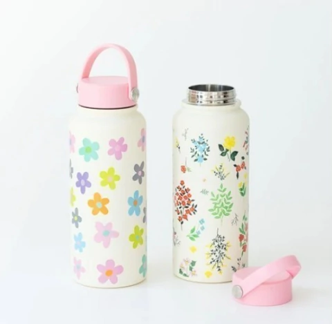 BOTELLA TERMICA 1L- MARGARITAS - comprar online