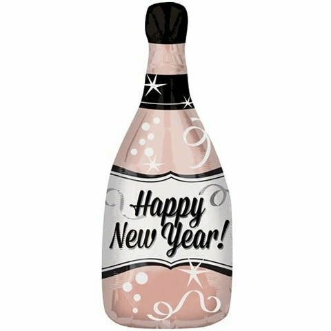 Globo Botella Happy New Years - comprar online