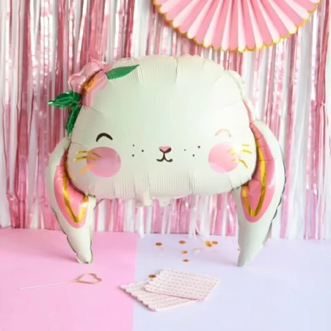 Globo Conejito con flores - comprar online