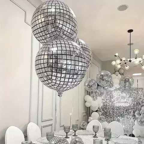 Globo Esfera Disco 4D 22" Mediano - comprar online