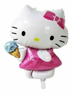 Globo Kitty con helado - comprar online