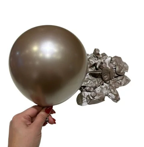 GLOBOS CHROME 10" X 10 U. ARENA CALIDA - comprar online