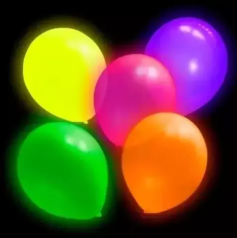 GLOBOS LATEX FLUO SURTIDO X 25 U. PARTY TIME - comprar online