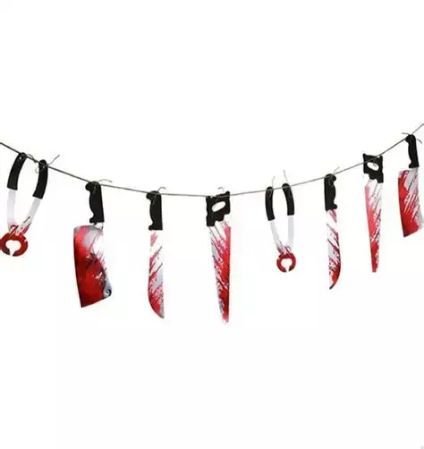 Guirnalda Cuchillas Sangrientas 2mts. - comprar online