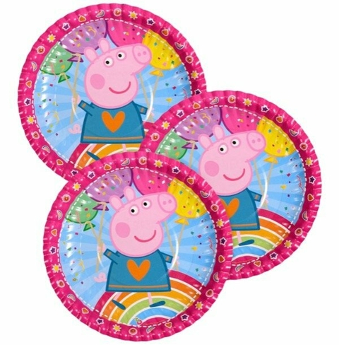 Plato Peppa Pig x10 - comprar online