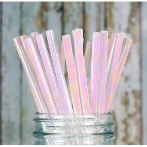 Sorbete Iridiscente Blanco x24 - comprar online