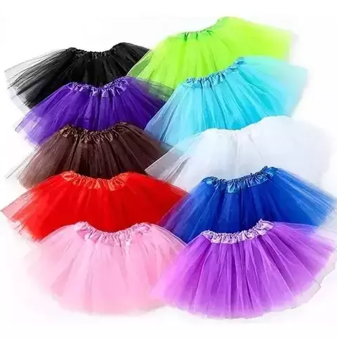 Tutu tres capas 30cm VIOLETA - comprar online