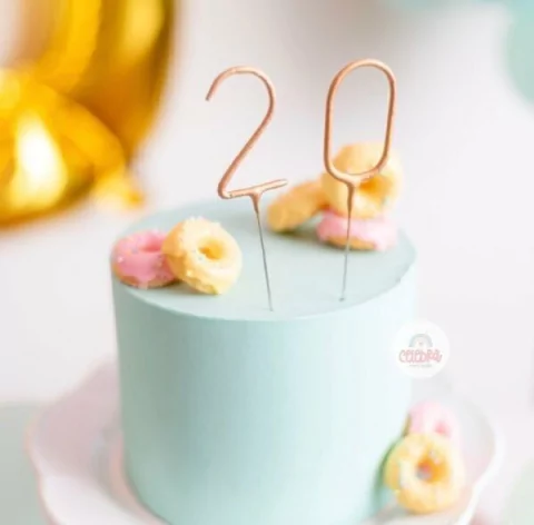 VELA CHISPITA DORADO. NUMERO: 0 - comprar online