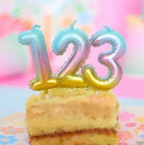 Vela Numero Degrade Numero 3 - comprar online