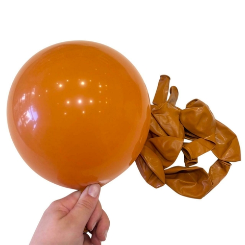 GLOBOS LATEX 12" SUELTOS X 1 U. TERRACOTA INTENSE - comprar online