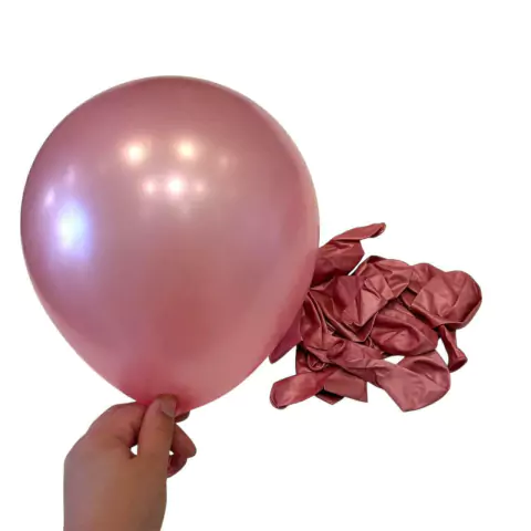 Globos Látex SUPER BALLOONS 12" paq. x 50 u. ROSA GOLD PERLADO - comprar online