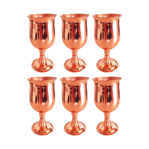 Taça De Cobre Imperial 330ml | Kit 6 Unidades - comprar online