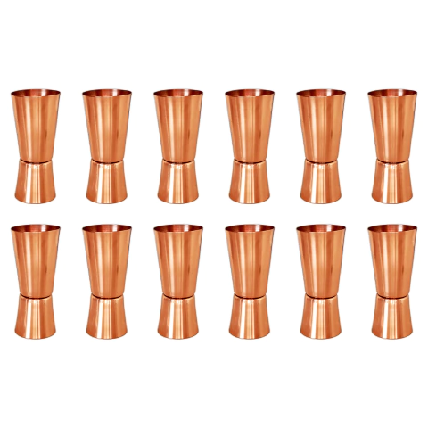 Dosador Duplo Em Cobre 25ml e 50ml - Kit Com 12 Unidades - comprar online